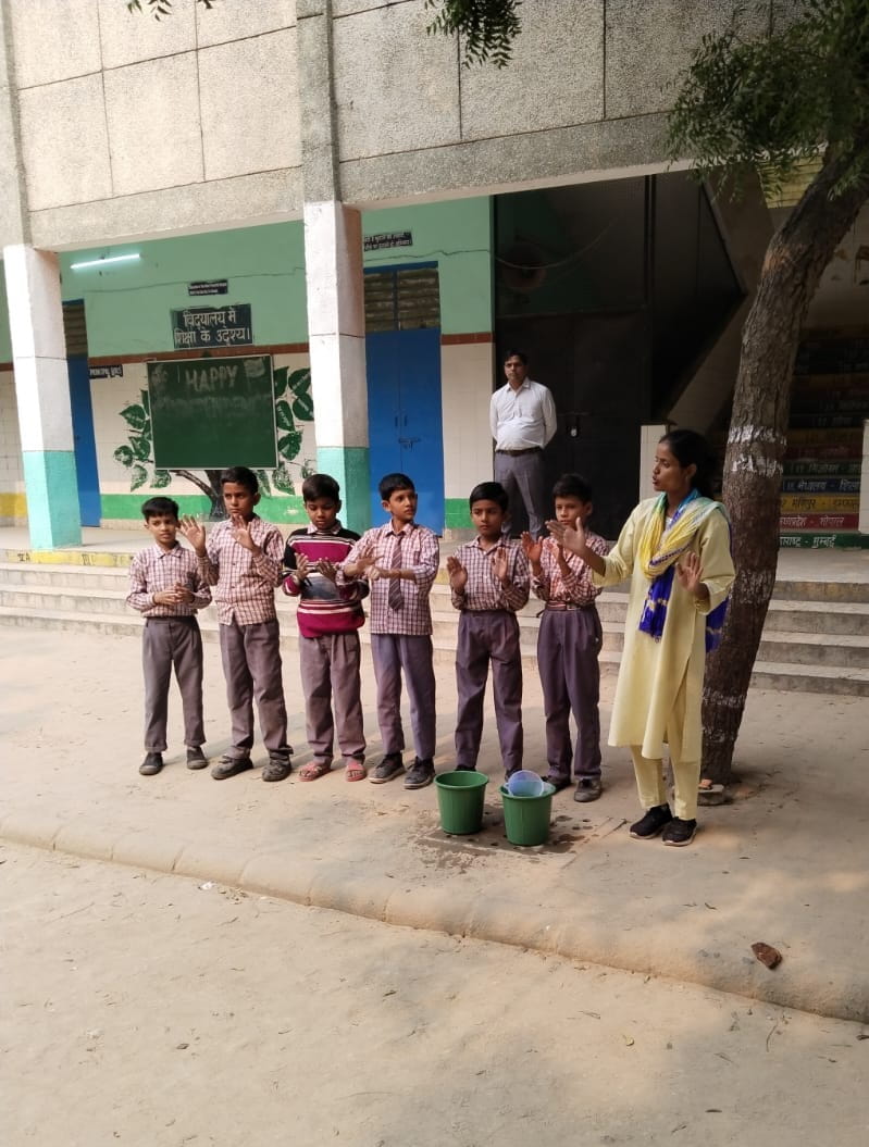 Students navigating limited facilities